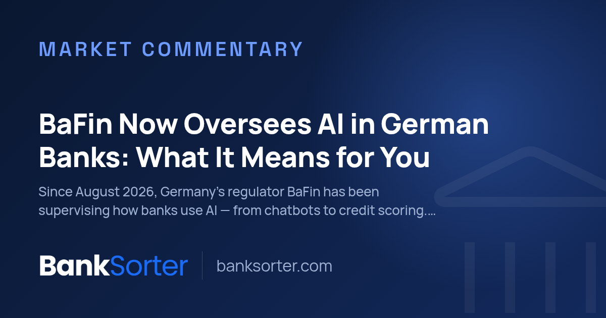 BaFin Now Oversees AI in German Banks: What It Means for You
