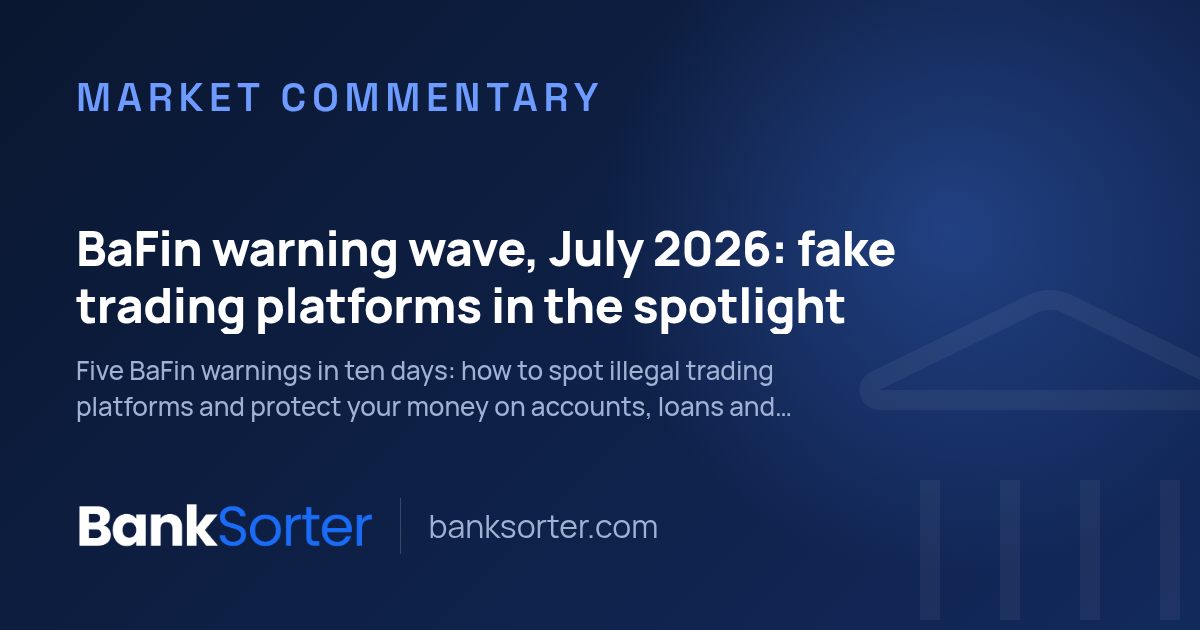 BaFin warning wave, July 2026: fake trading platforms in the spotlight