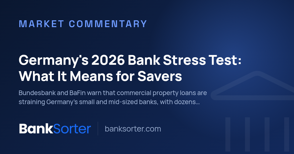 Germany's 2026 Bank Stress Test: What It Means for Savers