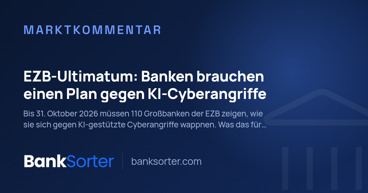 EZB-Ultimatum: Banken brauchen einen Plan gegen KI-Cyberangriffe