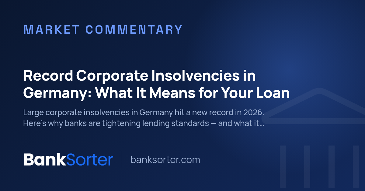 Record Corporate Insolvencies in Germany: What It Means for Your Loan