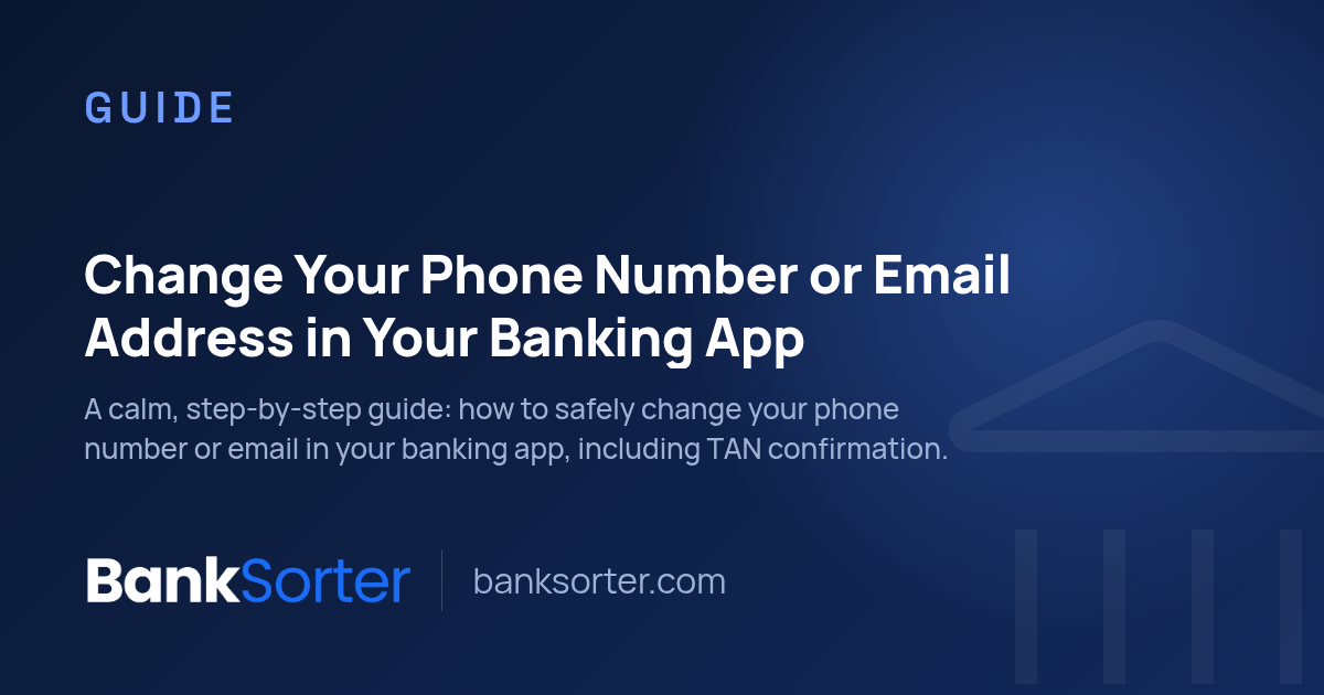 Change Your Phone Number or Email Address in Your Banking App
