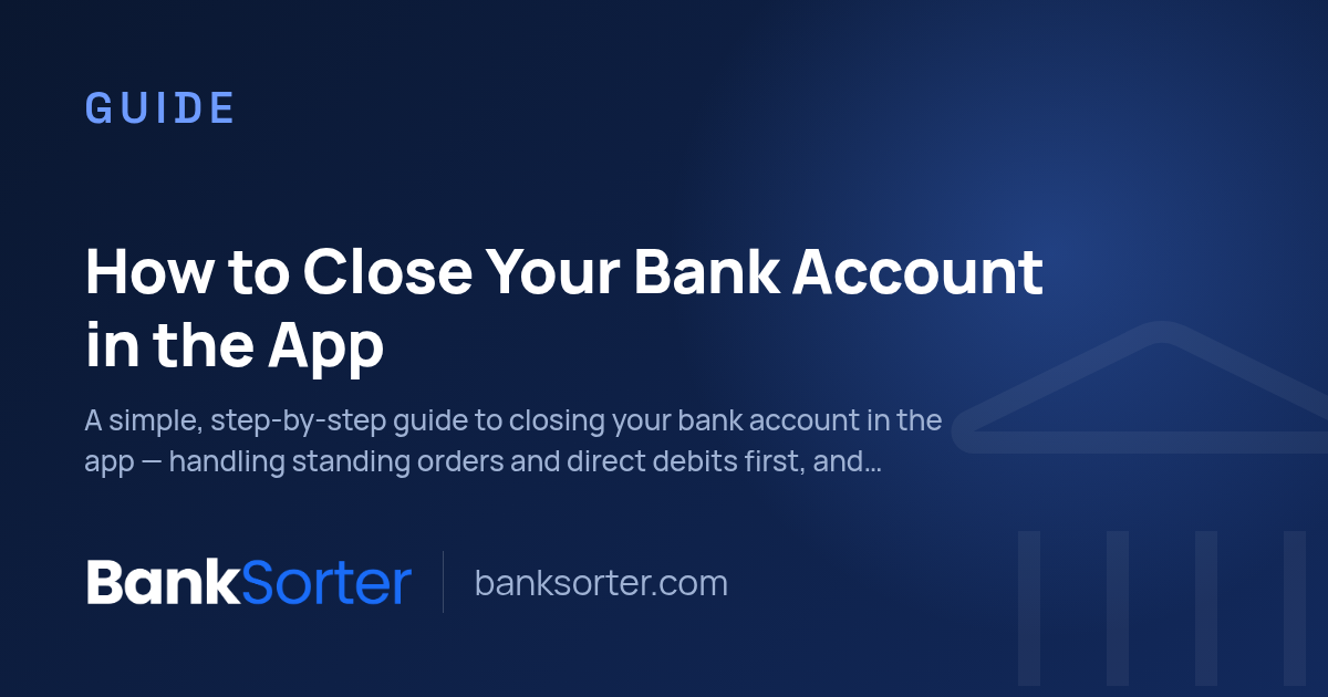 How to Close Your Bank Account in the App